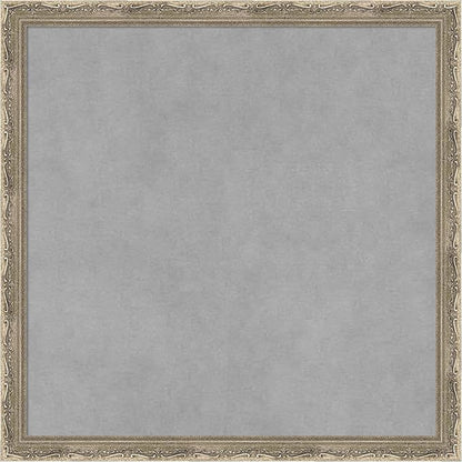 Amanti Art Silver Framed Magnetic Board 18x18 Small Vision Board by AmantiArt