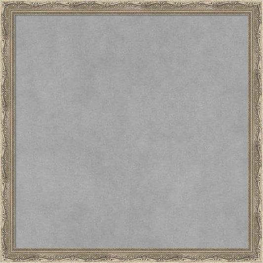 Amanti Art Silver Framed Magnetic Board 18x18 Small Vision Board by AmantiArt