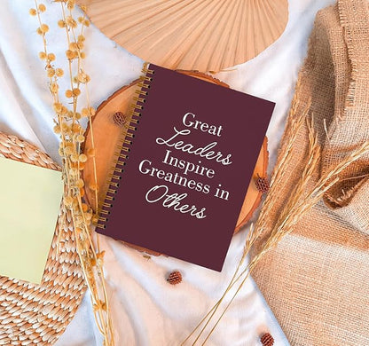 OXW Burgundy Notebooks for Work, Employee Appreciation Gifts, Leadership Gifts - Image 2
