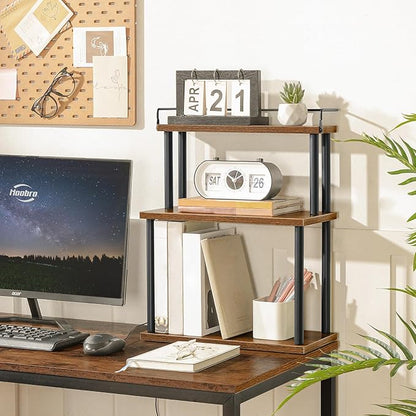HOOBRO Kitchen Countertop Organizer, Moveable Corner Shelf, Desktop Storage - Image 3
