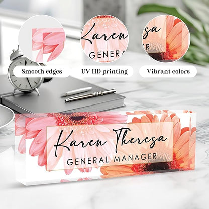Custom Office Name Plate, Personalized Gifts - Image 3