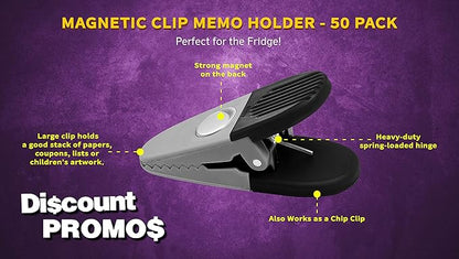 50 Magnetic Memo Holders Set - Image 3