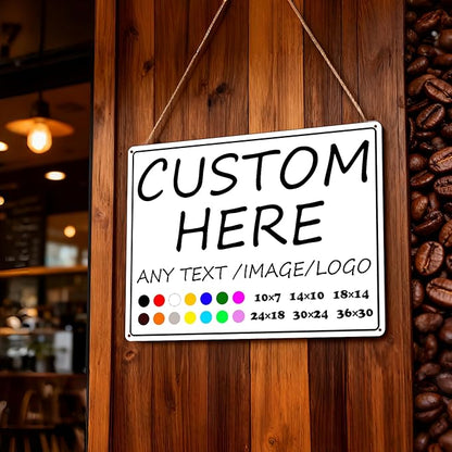 Custom Signs, Personalized Metal Signs-10×7inches-indoor/outdoor Weatherproof - Image 7