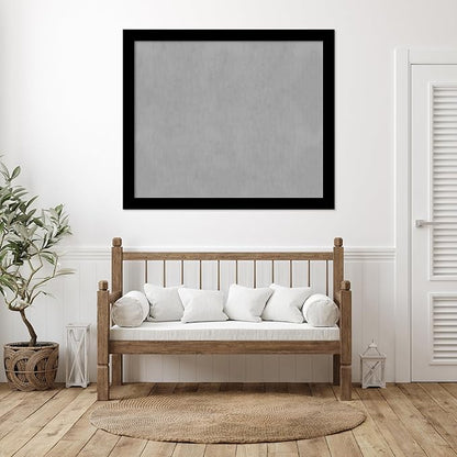 Amanti Art Black Framed Magnetic Board 45x53 Oversize Vision Board - Image 6