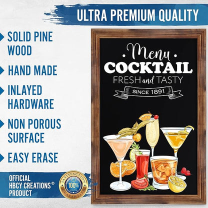 HBCY Creations Rustic Magnetic Wall Chalkboards - Image 4