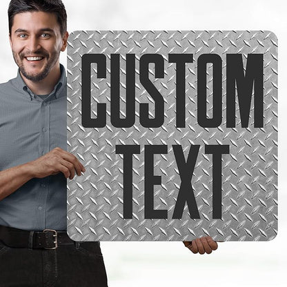 Custom Sign, Custom Street Sign, 11 Font Colors, 13 Font Styles, 4 Hole Options - Image 2