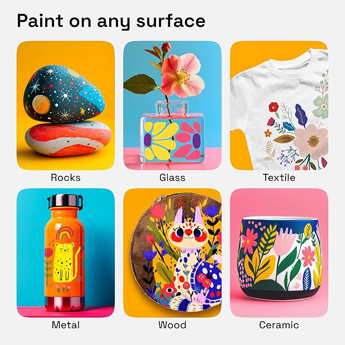 ARTISTRO 12 Acrylic Paint Markers - Image 4