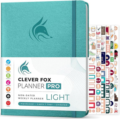 Clever Fox Planner PRO Light – Weekly & Monthly Life Planner to Increase by CleverFox