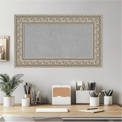 Amanti Art Silver Framed Magnetic Board 19x31 Small Vision Board - Image 6