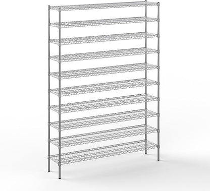 Regal Altair 14" Deep x 60" Wide x 86" Height Wire Shelving Kit | 10-Tier | NSF by Regal+Altair