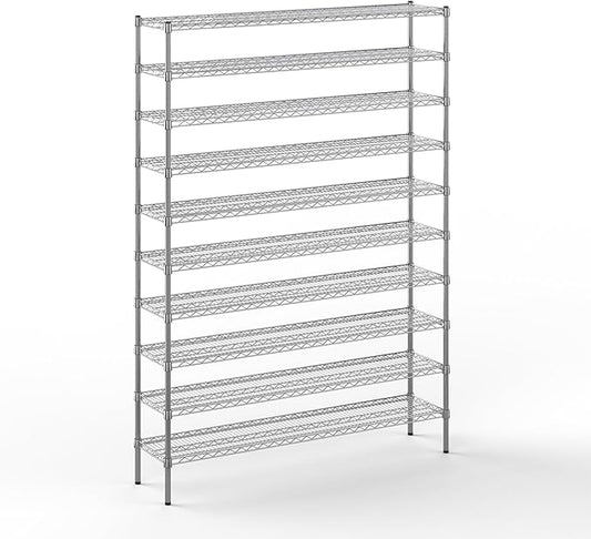Regal Altair 14" Deep x 60" Wide x 86" Height Wire Shelving Kit | 10-Tier | NSF by Regal+Altair