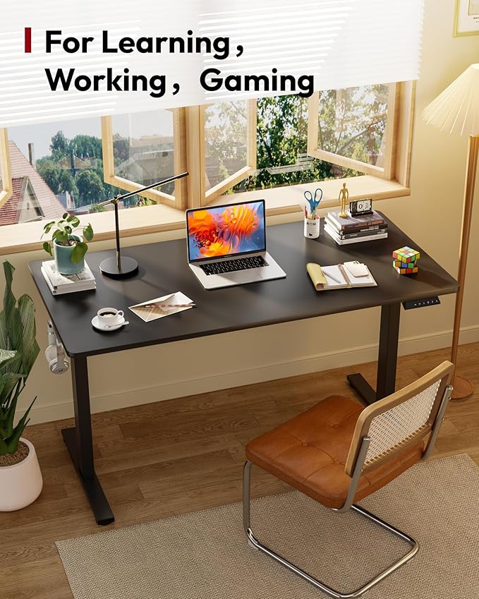 SANODESK Electric Standing Desk 55 x 28 Inches Whole-Piece Desktop Height - Image 4