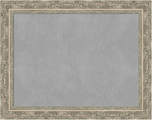 Amanti Art Silver Framed Magnetic Board 22x28 Medium Vision Board by AmantiArt