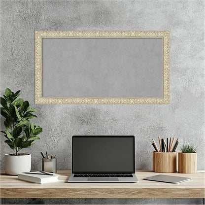 Amanti Art Silver Framed Magnetic Board 14x26 Small Vision Board - Image 6