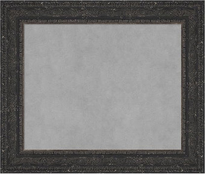Amanti Art Black Framed Magnetic Board 21x25 Small Vision Board by AmantiArt
