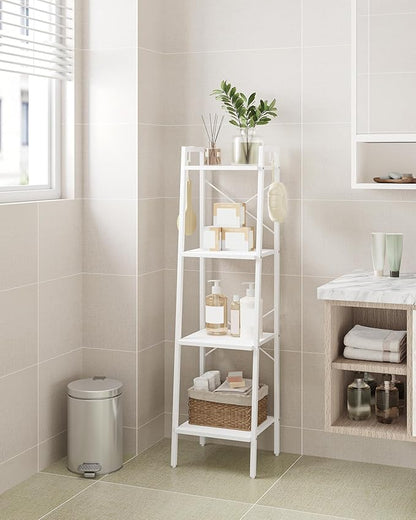 Hzuaneri Ladder Shelf, Bookshelf Bookcase, Freestanding Corner Storage Shelve - Image 7
