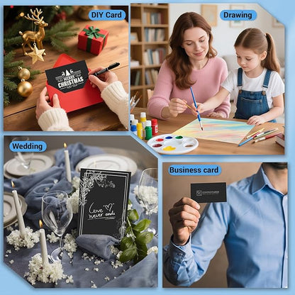 Cardstock 8.5 x 11, Thick Printer Paper 75 lb/200 gsm, 40 Sheets Card Stock - Image 7