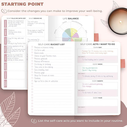 Clever Fox Self-Care Journal Pocket – Daily Reflection Notebook – Mental Health - Image 2