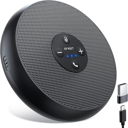 EMEET USB Speakerphone, M1A Zoom Certified AI Mics 360°Voice Pickup USB Type by EMEET