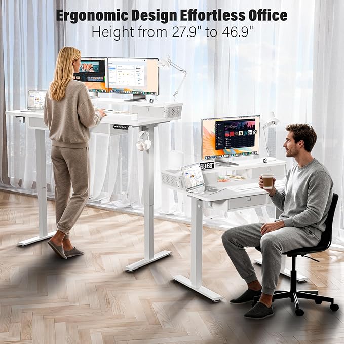 Kingant 55 x 24 Inch Electric Standing Desk - Image 3