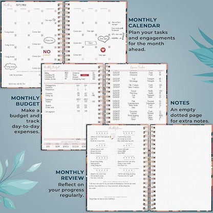 PLANBERRY Large Hourly Schedule Planner Premium – Undated Organizer - Image 4