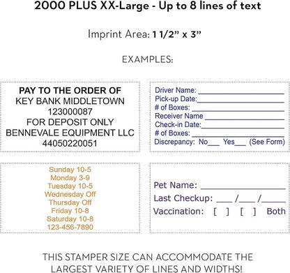 COLOP XXL Size Self Inking Custom Signature Stamp - Image 2