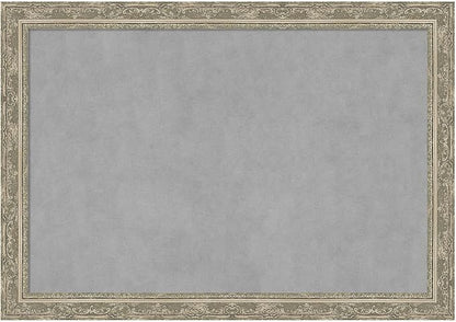 Amanti Art Silver Framed Magnetic Board 28x40 Large Vision Board by AmantiArt