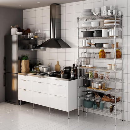 Regal Altair 14" Deep x 36" Wide x 86" Height Wire Shelving Kit | 10-Tier | NSF - Image 2