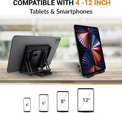 Portable Tablet Stand for Desk, Non-Slip Base, Foldable & Travel-Friendly for - Image 5