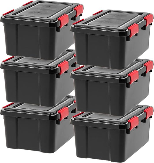 IRIS USA WeatherPro 19 Qt Storage Bins by IRISUSA