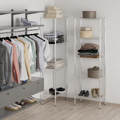 Regal Altair 14" Deep x 24" Wide x 74" Height Wire Shelving Kit | 5-Tier | NSF - Image 7