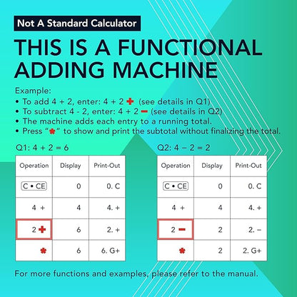 CATIGA 12 Digit Thermal Printing Calculator - Image 5