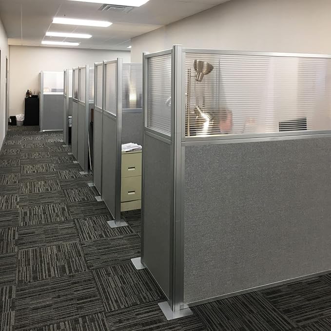 Versare Hush Panel Cubicle Kit | Workstation Partition Walls | Sound Dampening - Image 2