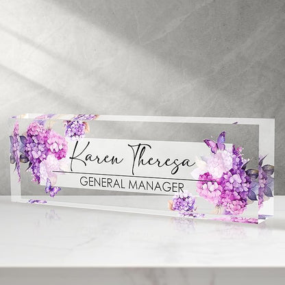 Custom Office Name Plate, Personalized Gifts by Unknown