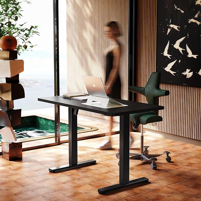 HUANUO 48" x 24" Electric Standing Desk Adjustable Height, 4 Memory Height - Image 9