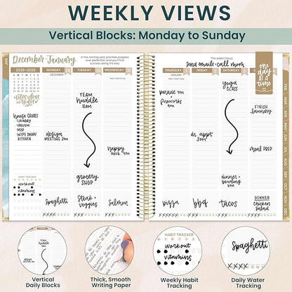 bloom daily planners 2026 Hardcover Calendar Year Goal & Vision Planner - Image 3