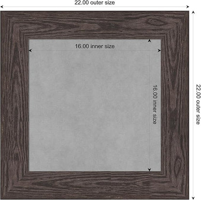Amanti Art Black Framed Magnetic Board 22x22 Small Vision Board - Image 3
