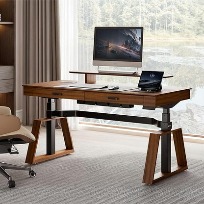 EUREKA ERGONOMIC Standing Desk, 63 inch Executive Desk - Image 2