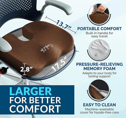 ComfiLife Premium Gel & Memory Foam Seat Cushion – Doctor Recommended Office - Image 5