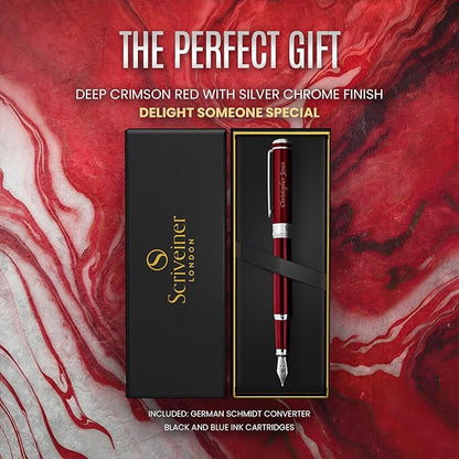 Scriveiner Personalized Deep Crimson Red Pen - Image 9