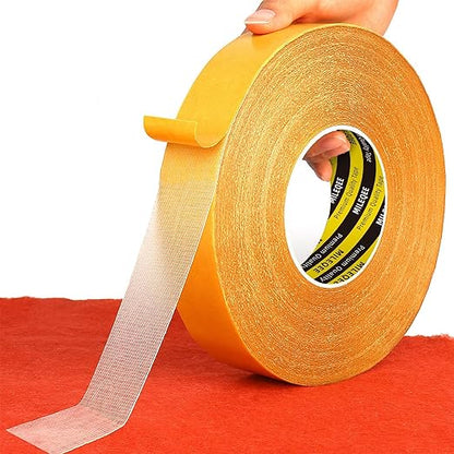 MILEQEE Double Sided Tape Heavy Duty, 1in x 164FT, Extra Large Universal High by MILEQEE