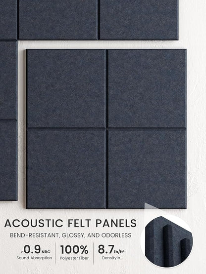Bumusty Large Cork Board Alternative-36 x24 Felt Bulletin Board Tiles, - Image 3