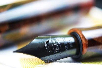 Conklin All American Fountain Pen in Brownstone – Stub Nib, Rich Brown Finish & - Image 5