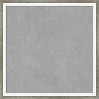Amanti Art Silver Framed Magnetic Board 13x13 X-Small Vision Board by AmantiArt