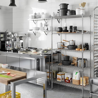 Regal Altair 18" Deep x 36" Wide x 74" Height Wire Shelving Kit | 5-Tier | NSF - Image 6