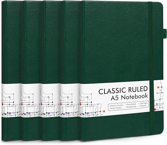 feela 5 Pack Journal Notebook Bulk by feela