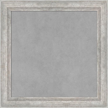Amanti Art Silver Framed Magnetic Board 19x19 Small Vision Board by AmantiArt