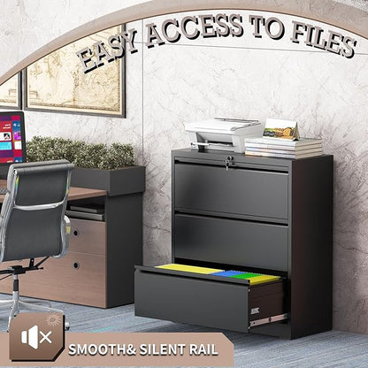 mysteeldepot 3 Drawer Lateral File Cabinet - Image 6