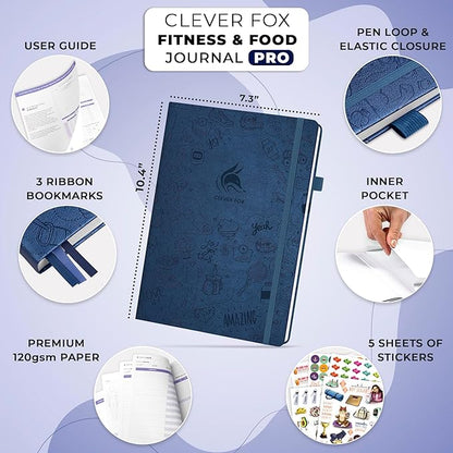 Clever Fox Fitness & Food Journal PRO – Daily Workout & Meal Planner - Image 2