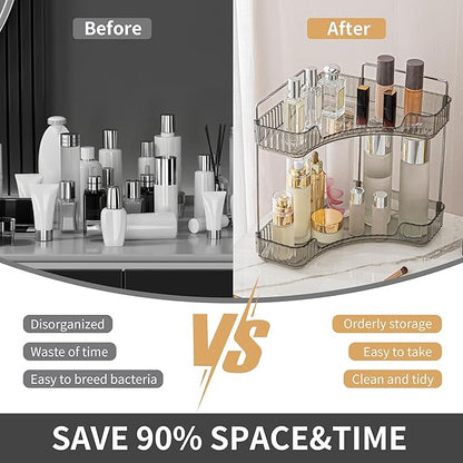YCIA&DONE Corner Bathroom Counter Organizer, Makeup Organizer - Image 2